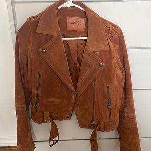 Blank NYC Suede Moto Jacket